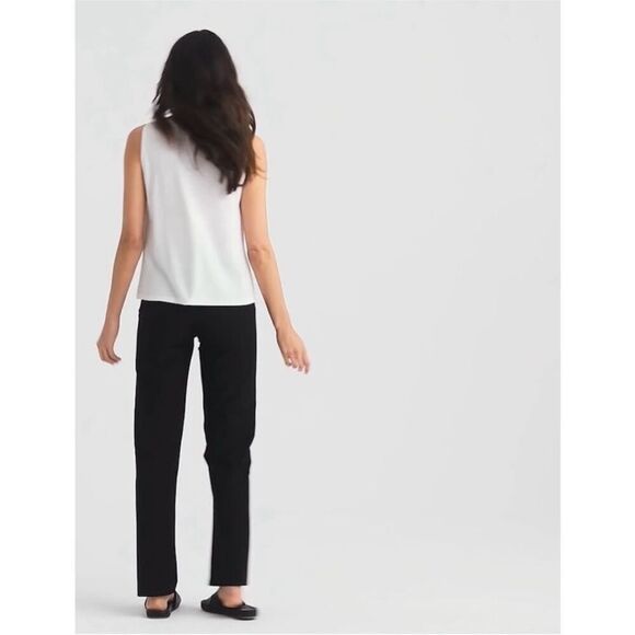 Eileen Fisher NWT Washable Stretch Crepe Pants size small - Picture 3 of 5